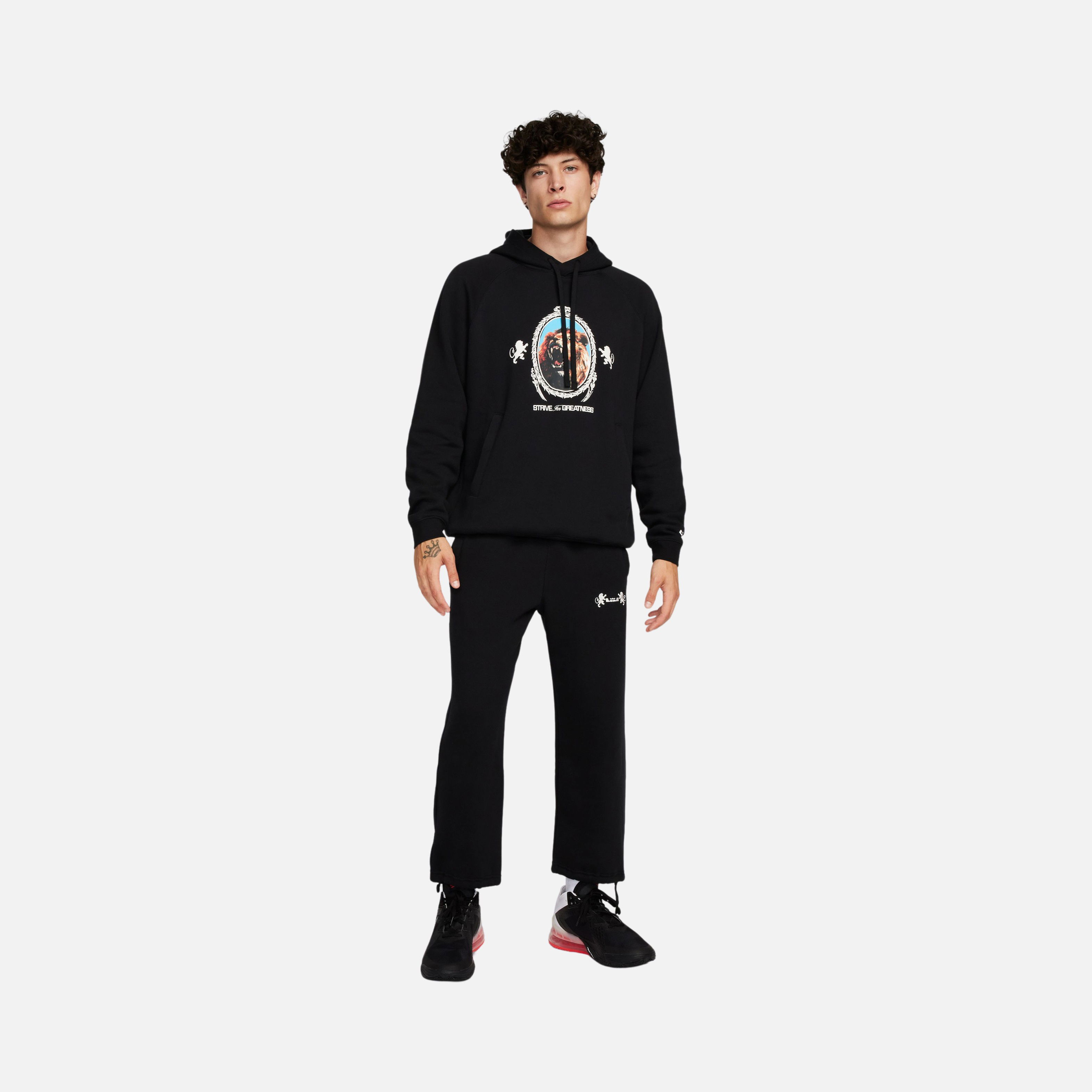 Nike LeBron James Open Hem Brush Fleece Erkek Eşofman Altı