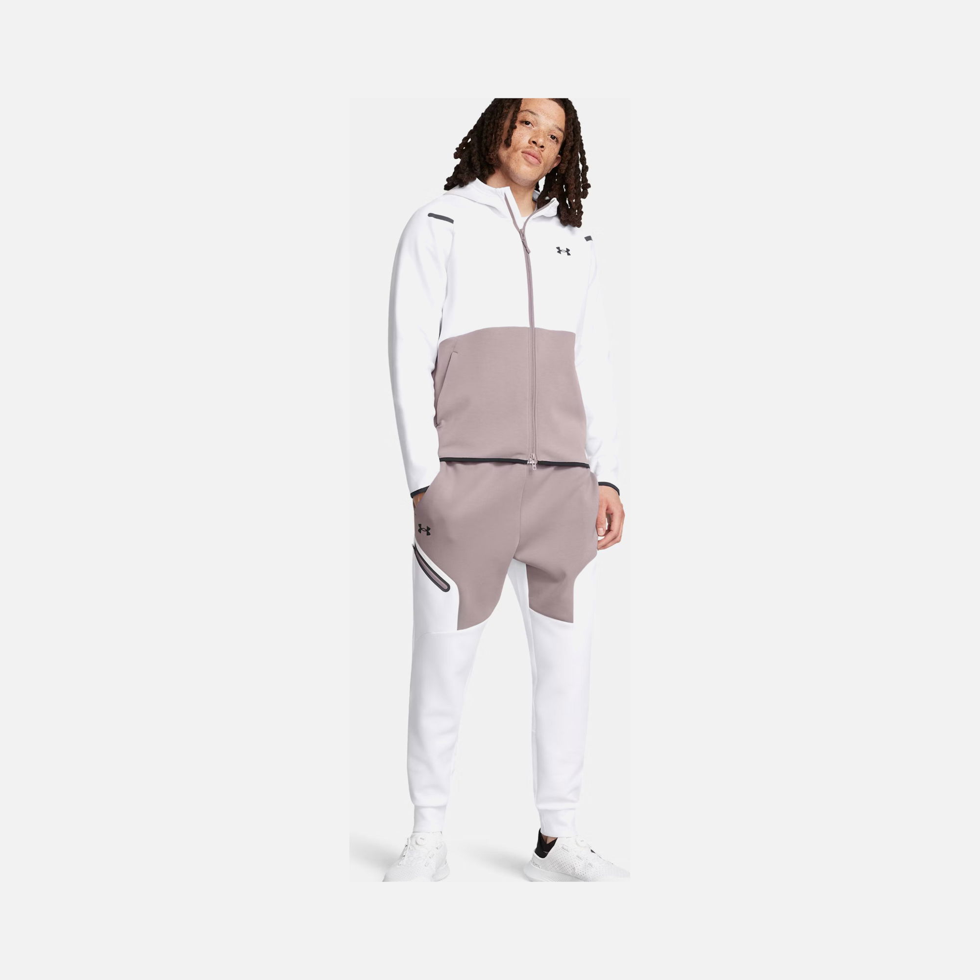 Under Armour Sportswear Unstoppable Fleece Slim Cut Full-Zip Hooded Erkek Sweatshirt