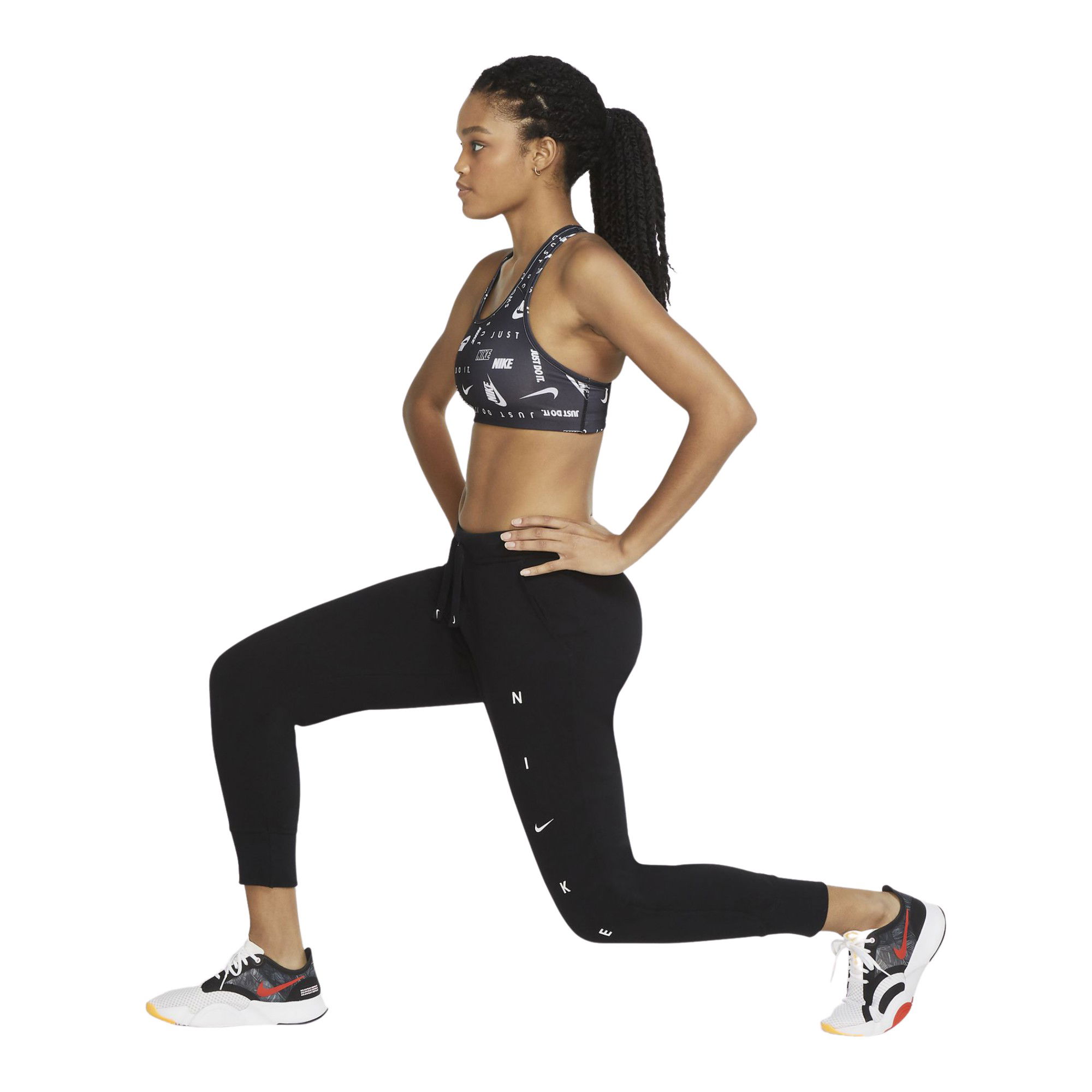 Nike Dri-Fit Get Fit Graphic Training Trousers Kadın Eşofman Altı